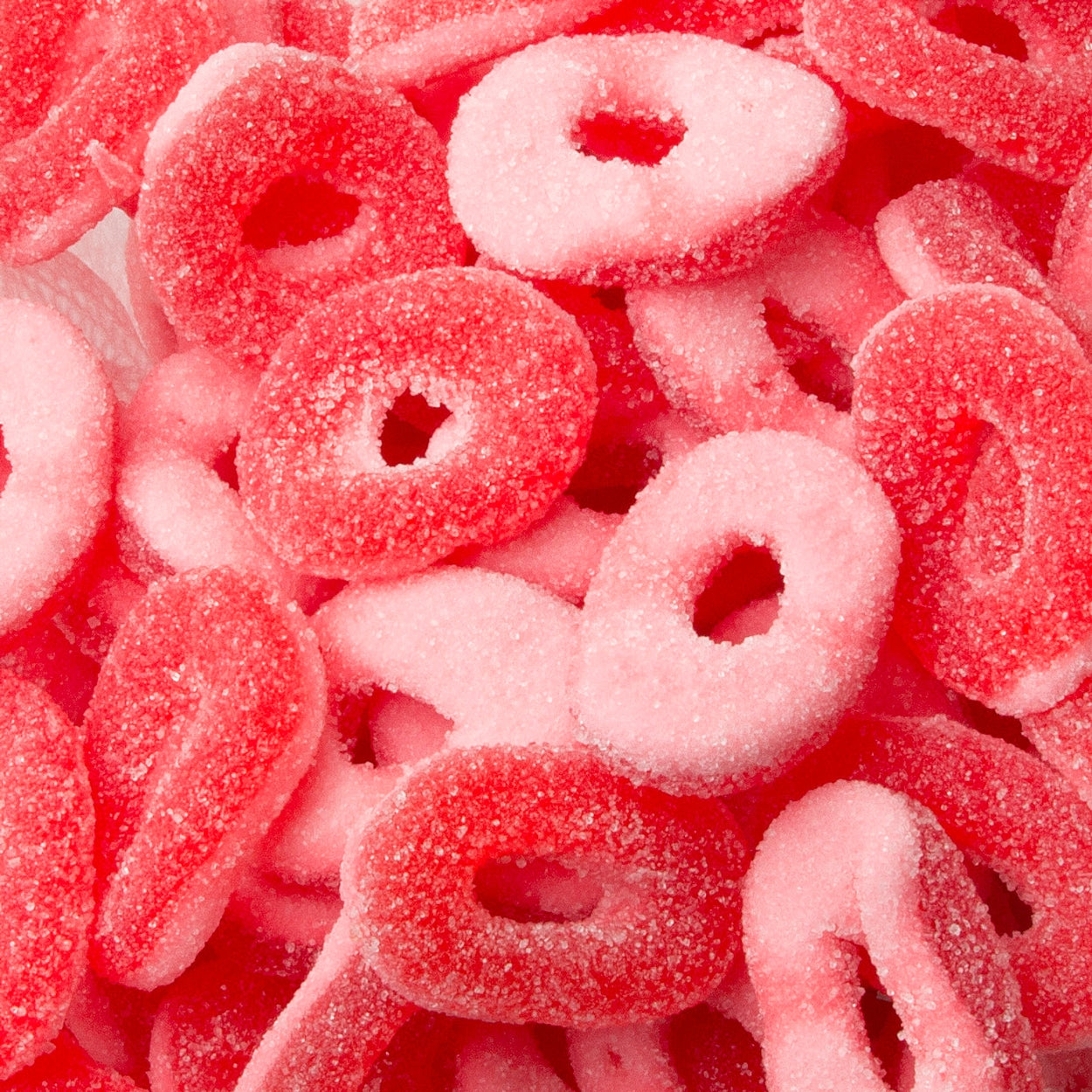 Kervan Strawberry Gummi Rings Bulk Bag 5lb - 1ct