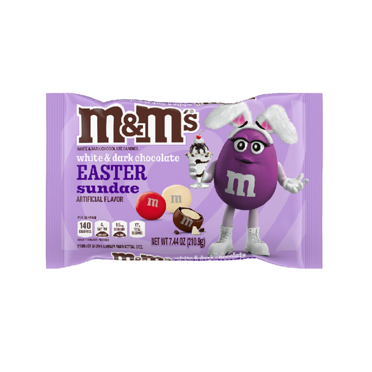 M&M's Easter Sundae White & Dark Chocolate Candy 7.44oz - 12ct