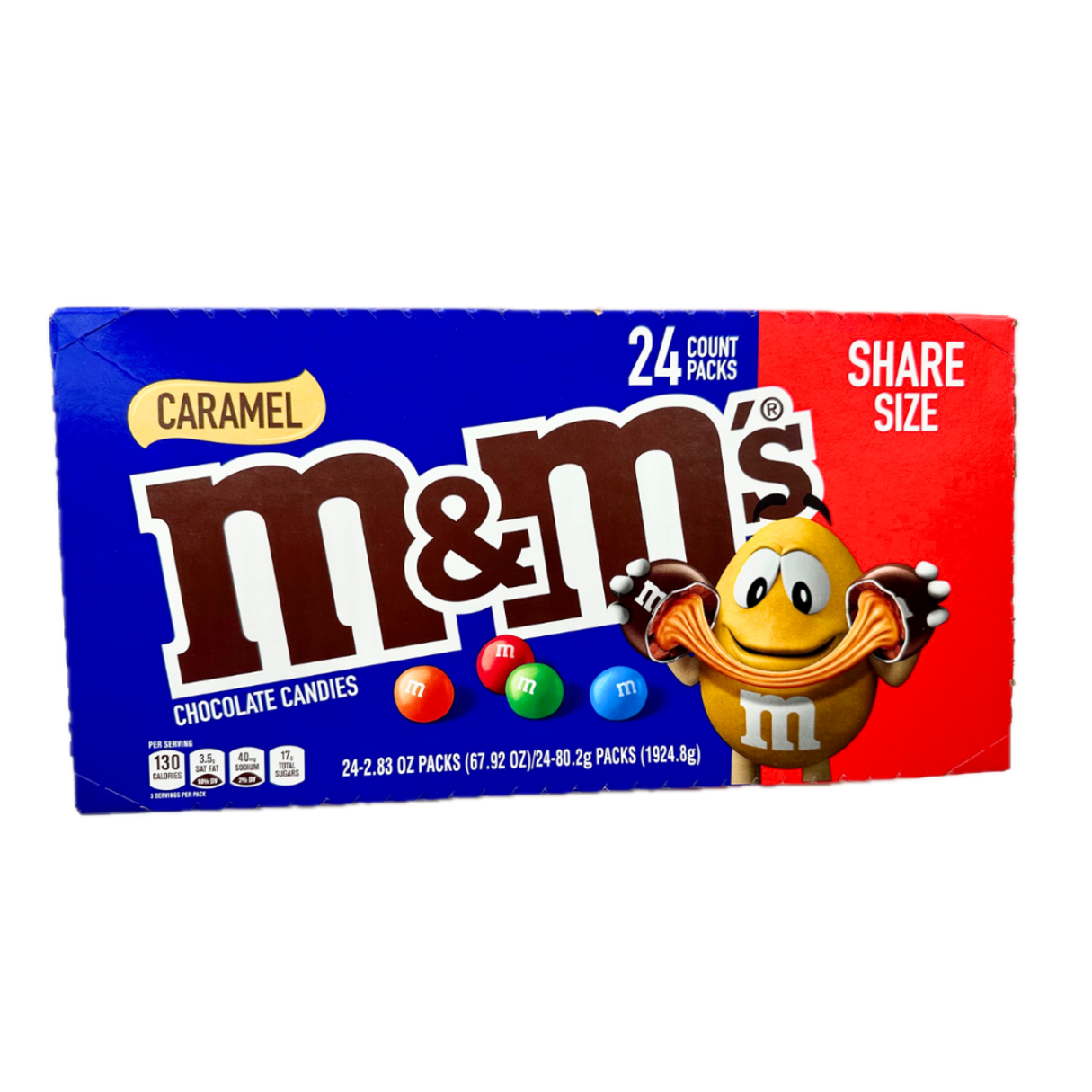 M&M's Caramel Share Size 2.83oz - 24ct