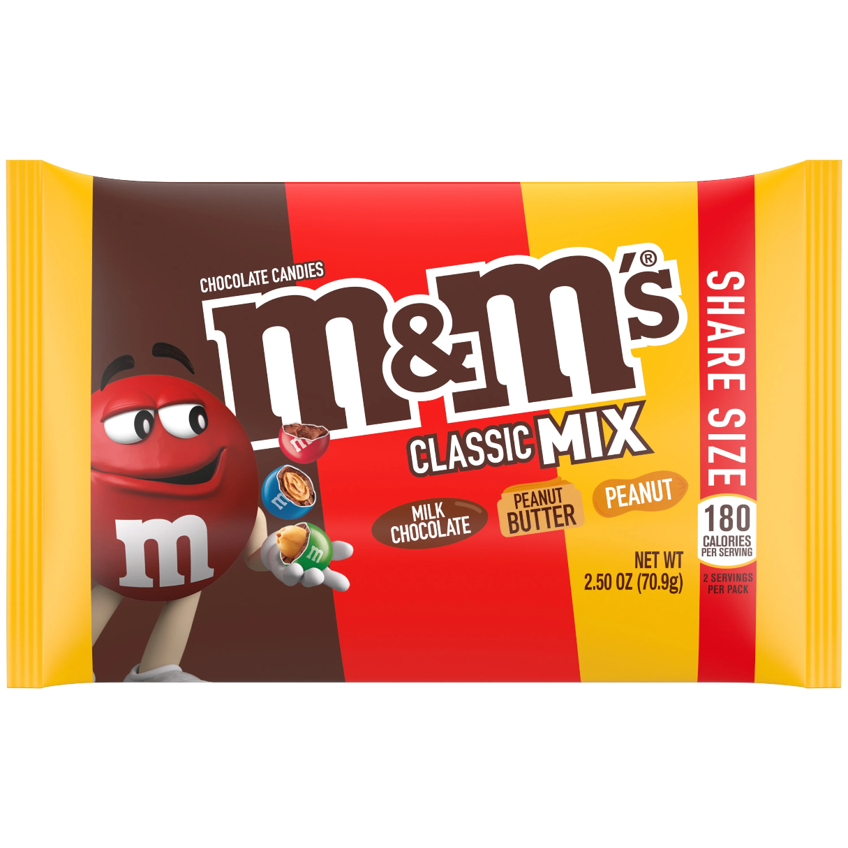 M&M's Classic Mix Share Size 2.5oz - 18ct