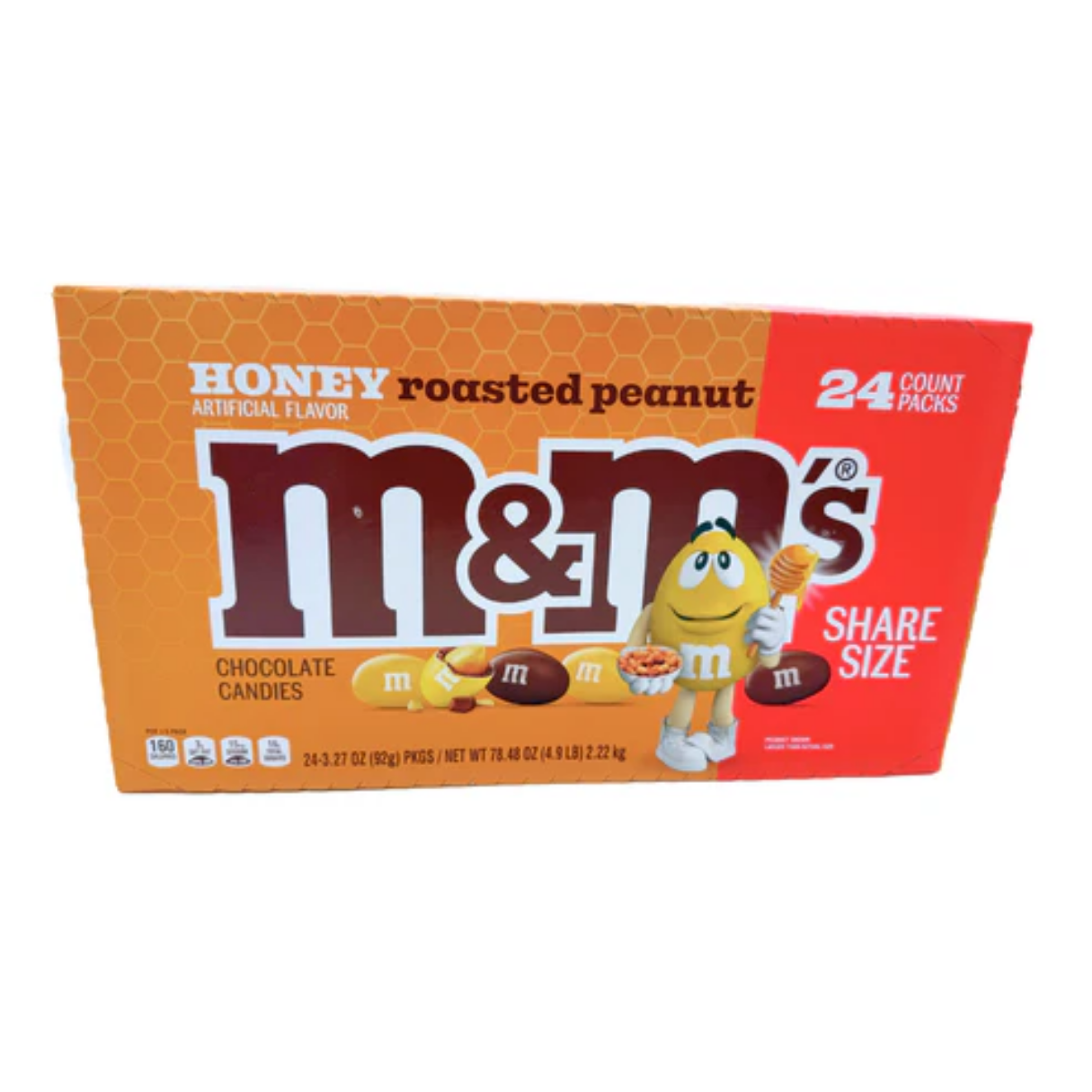 M&M's Honey Roasted Peanut 3.27oz - 24ct