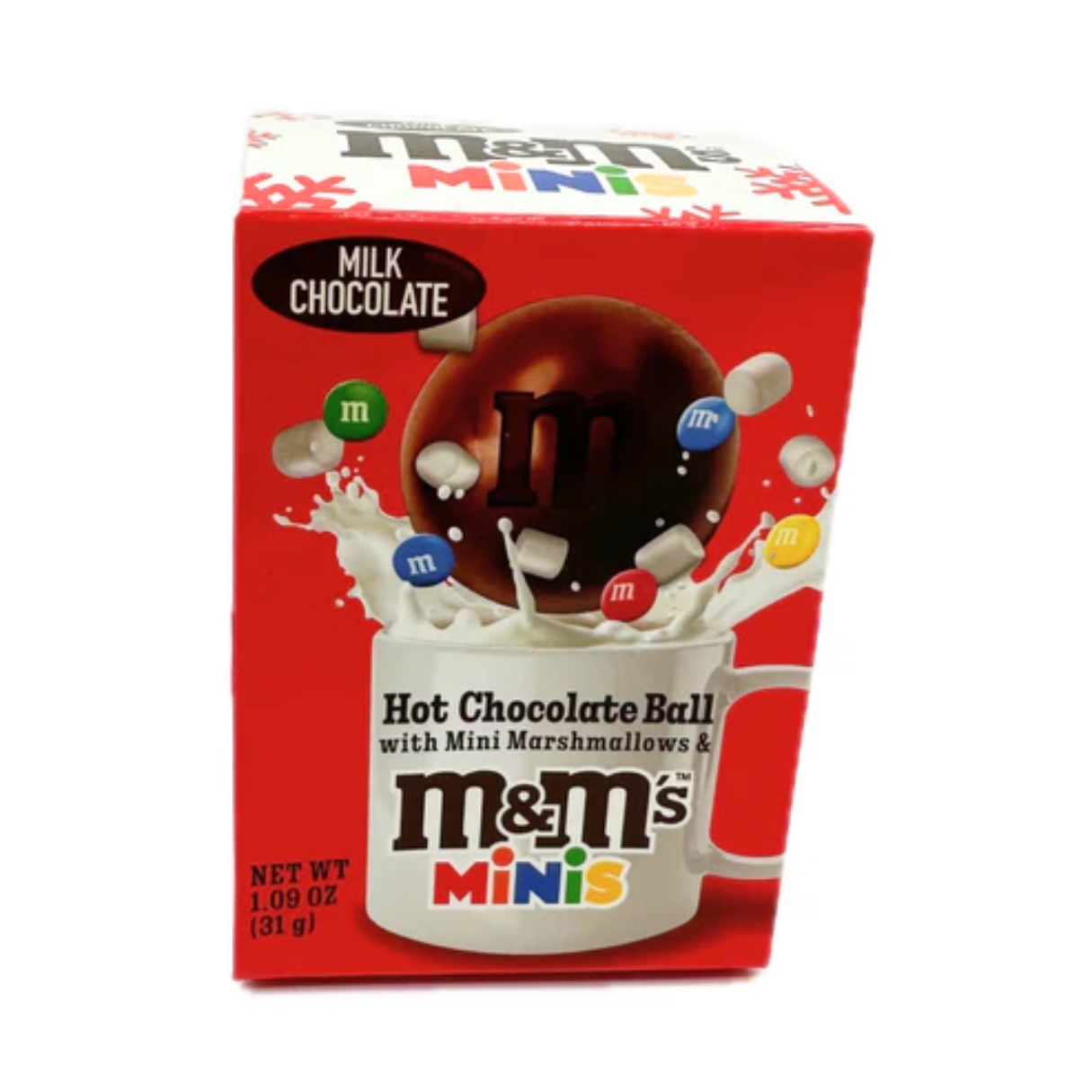 M&M's Minis Milk Chocolate Hot Chocolate Ball 1.13oz 1/12ct