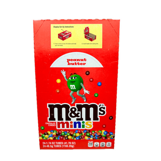 M&M's Peanut Butter Minis 1.74oz - 24ct