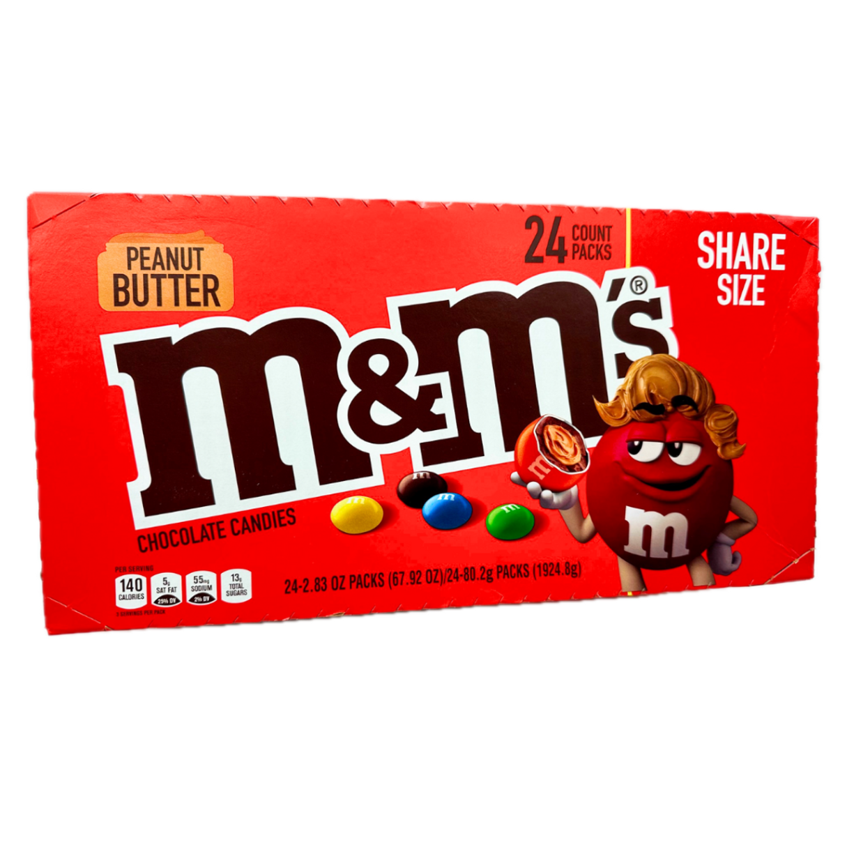 M&M's Peanut Butter Share Size 2.83oz - 24ct