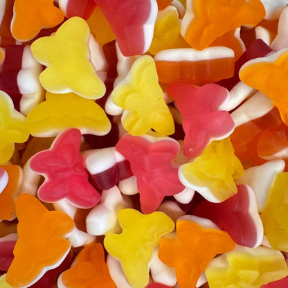 Malaco Duo Gummi Butterflies Gummy Candy Bulk Bag 6.60lb