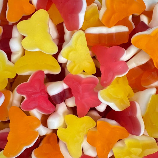 Malaco Duo Gummi Butterflies Gummy Candy Bulk Bag 6.60lb