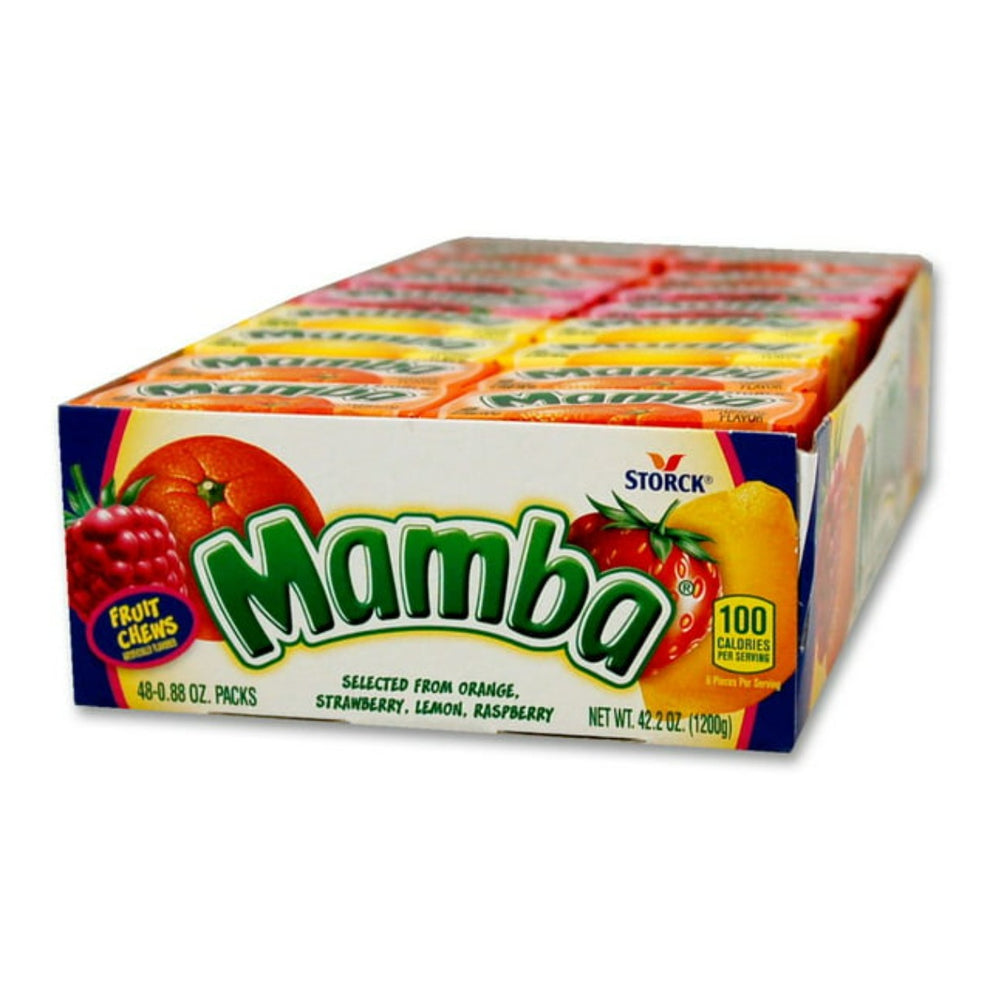 Mamba Original Fruit Chews 0.93oz - 48ct – I Got Your Candy