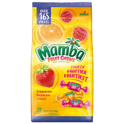 Mamba Fruit Chews Candy Bag 35.3oz 12ct