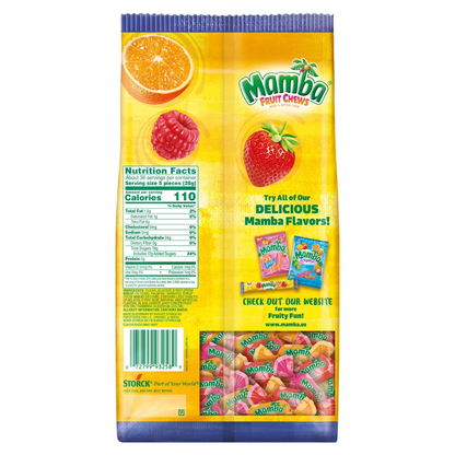 Mamba Fruit Chews Candy Bag 35.3oz 12ct