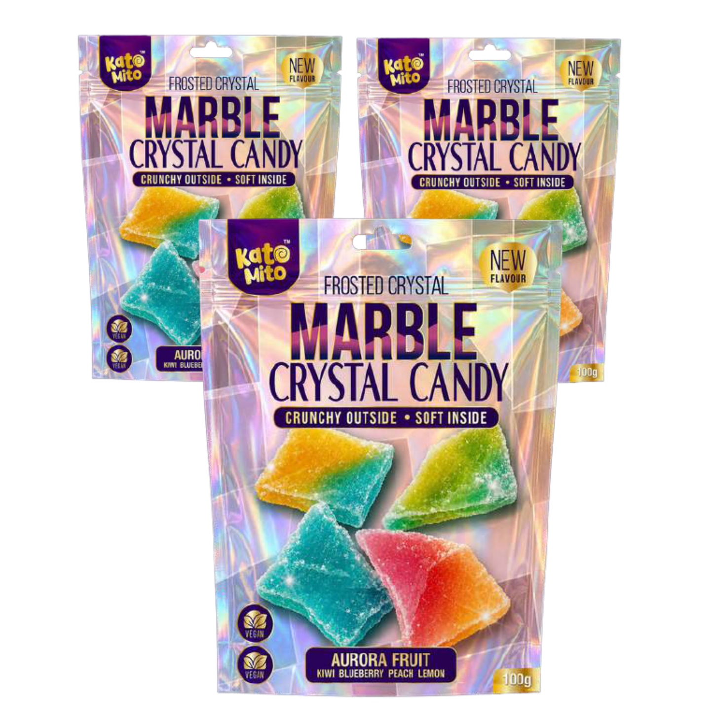 Marble Crystal Candy 80g 12ct