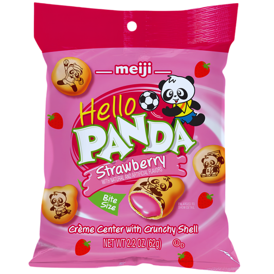 Meiji Hello Panda Strawberry 2.2oz - 6ct