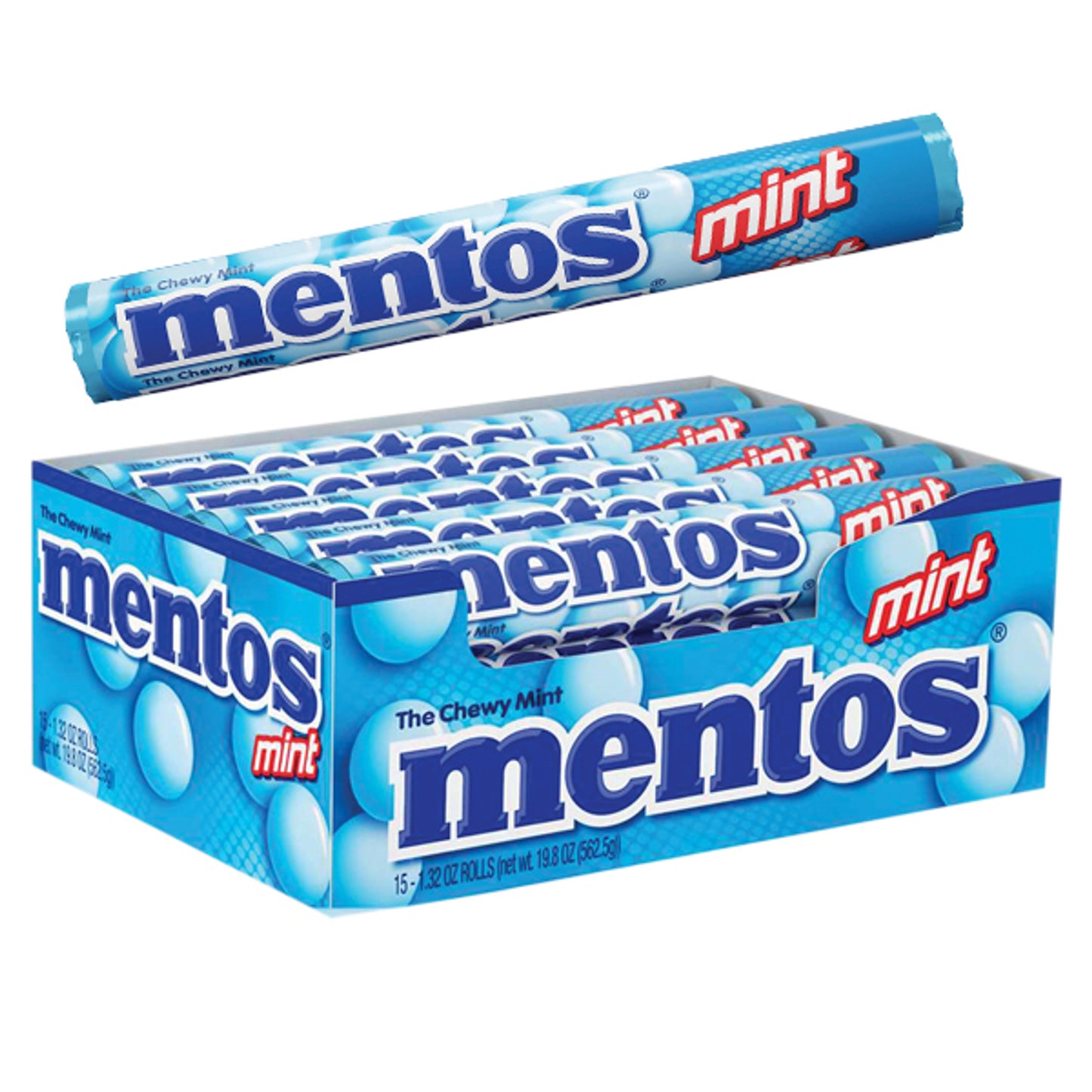 Mentos Chewy Mints Mint 1.32oz - 15ct