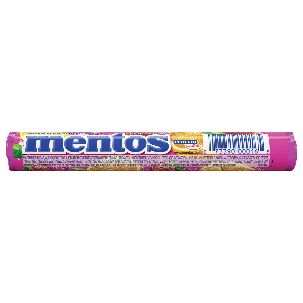 Mentos Fruit Chewy Mints 1.32oz - 15ct