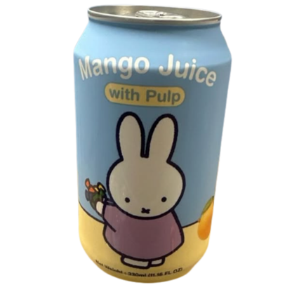 Miffy Natural Mango Juice with Pulp 11.16oz 4ct