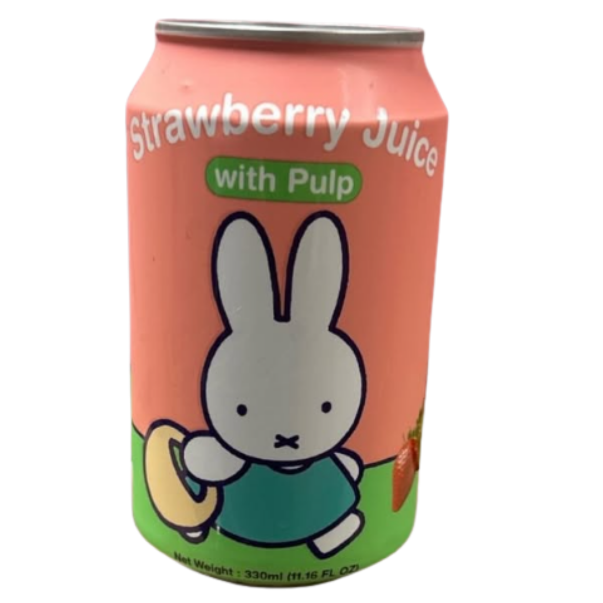Miffy Natural Strawberry Juice with Pulp 11.16oz 4ct