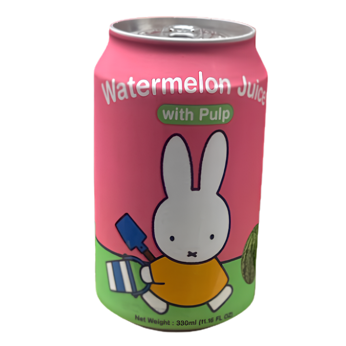 Miffy Natural Watermelon Juice with Pulp 11.16oz 4ct