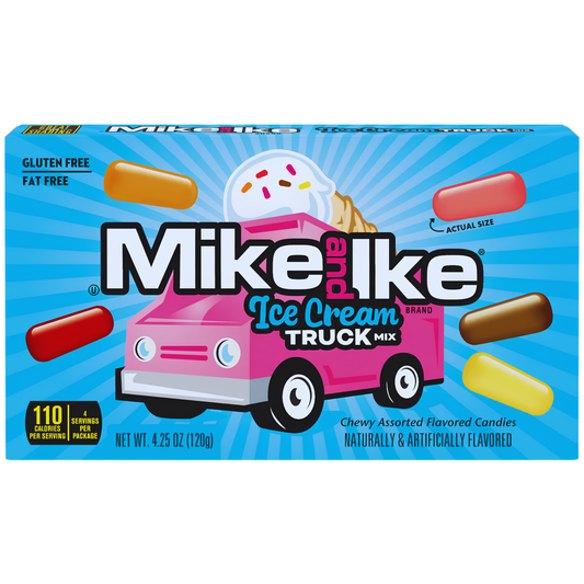 Mike & Ike Ice Cream Truck Mix Candy - 4.25oz 12ct