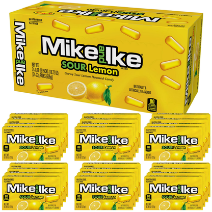 Mike & Ike Sour Lemon 0.78oz - 24ct (Pre priced)