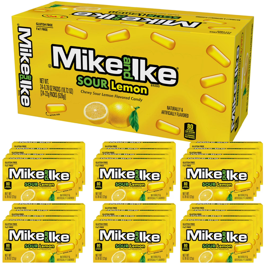 Mike & Ike Sour Lemon 0.78oz - 24ct (Pre priced)