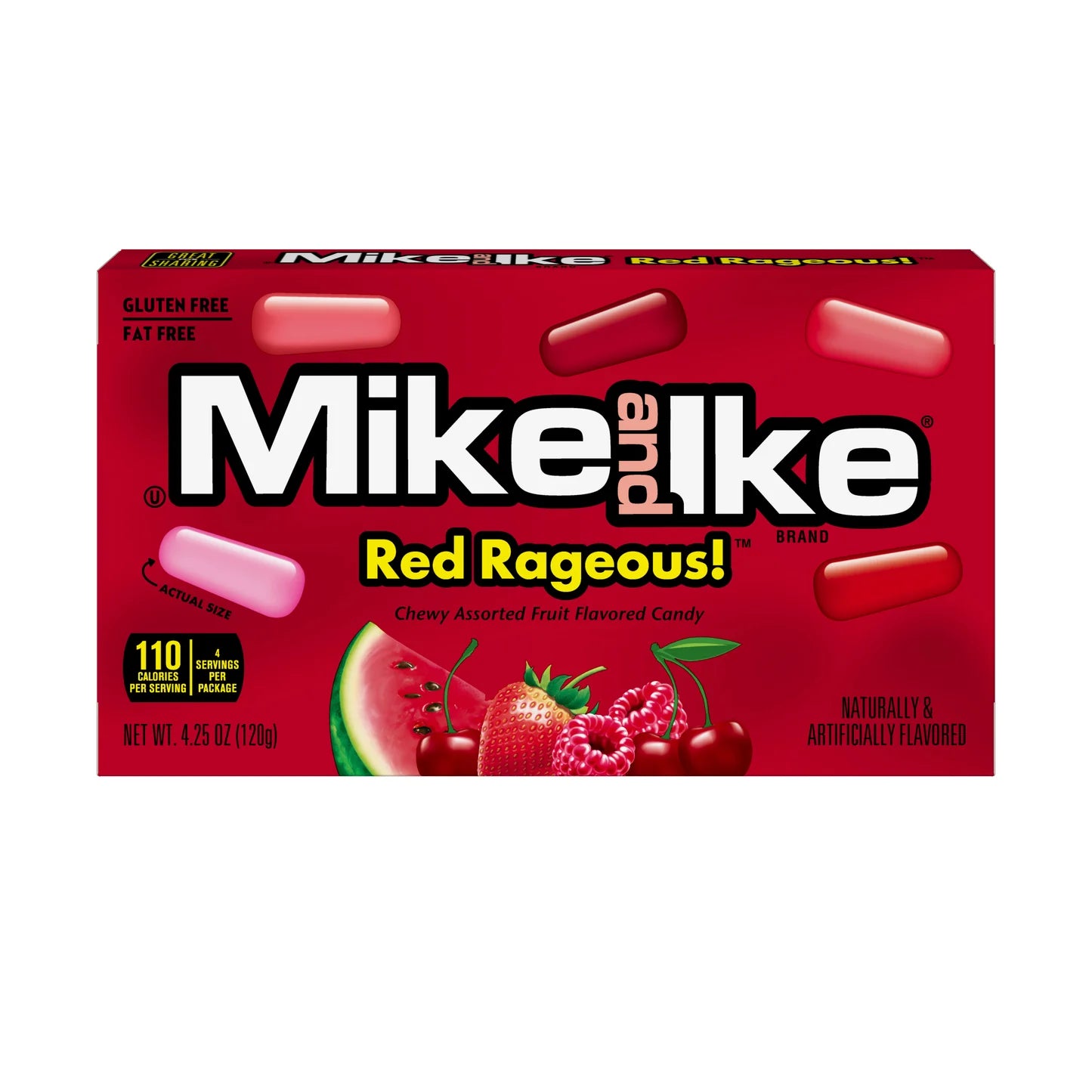 Mike & Ike Red Rageous 4.25oz - 12ct