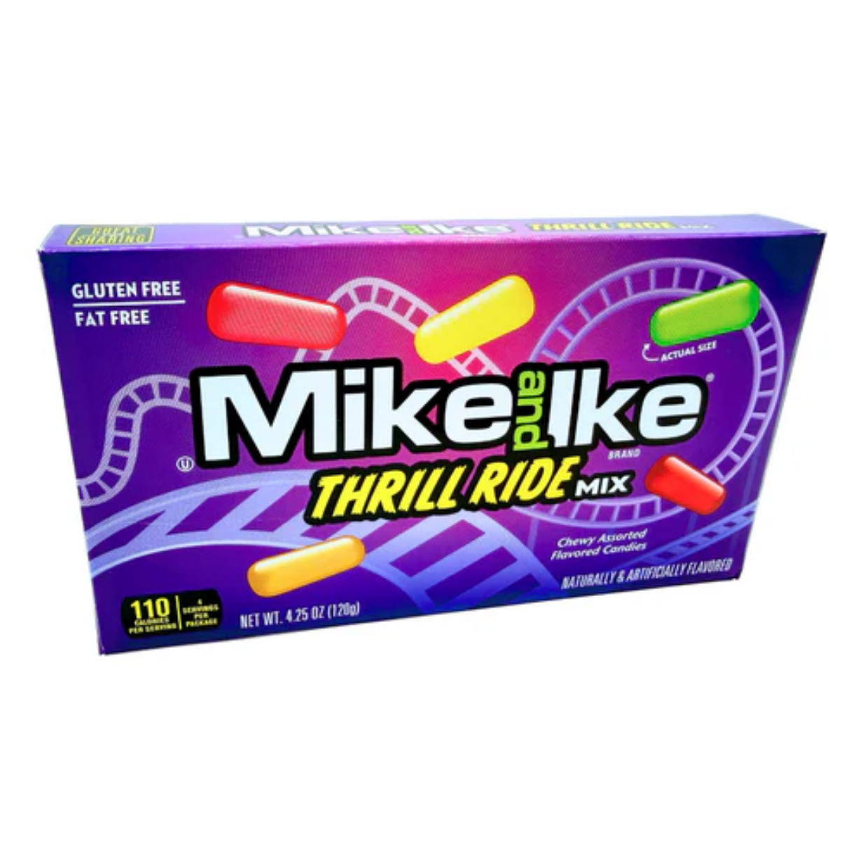 Mike & Ike Thrill Ride Mix - 4.25oz 12ct