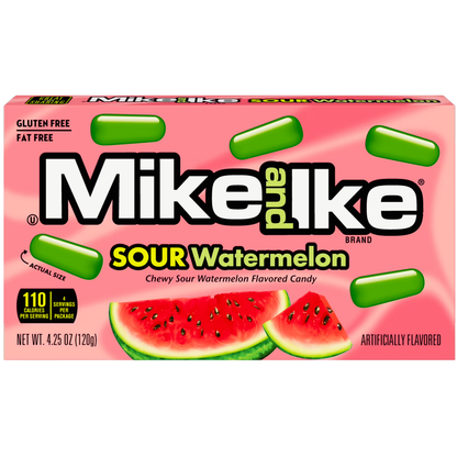 Mike and Ike Sour Watermelon Theater Box 4.25oz 12ct