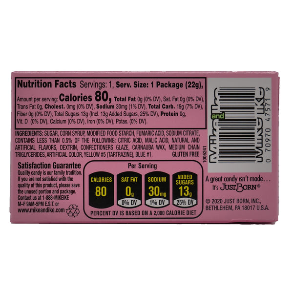 Mike & Ike Sour Watermelon Pre-Priced 0.78oz - 24ct