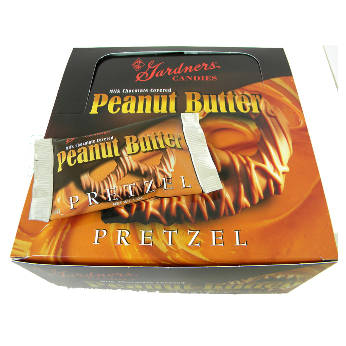 Gardner's Milk Chocolate Covered Peanut Butter Pretzels - 42ct
