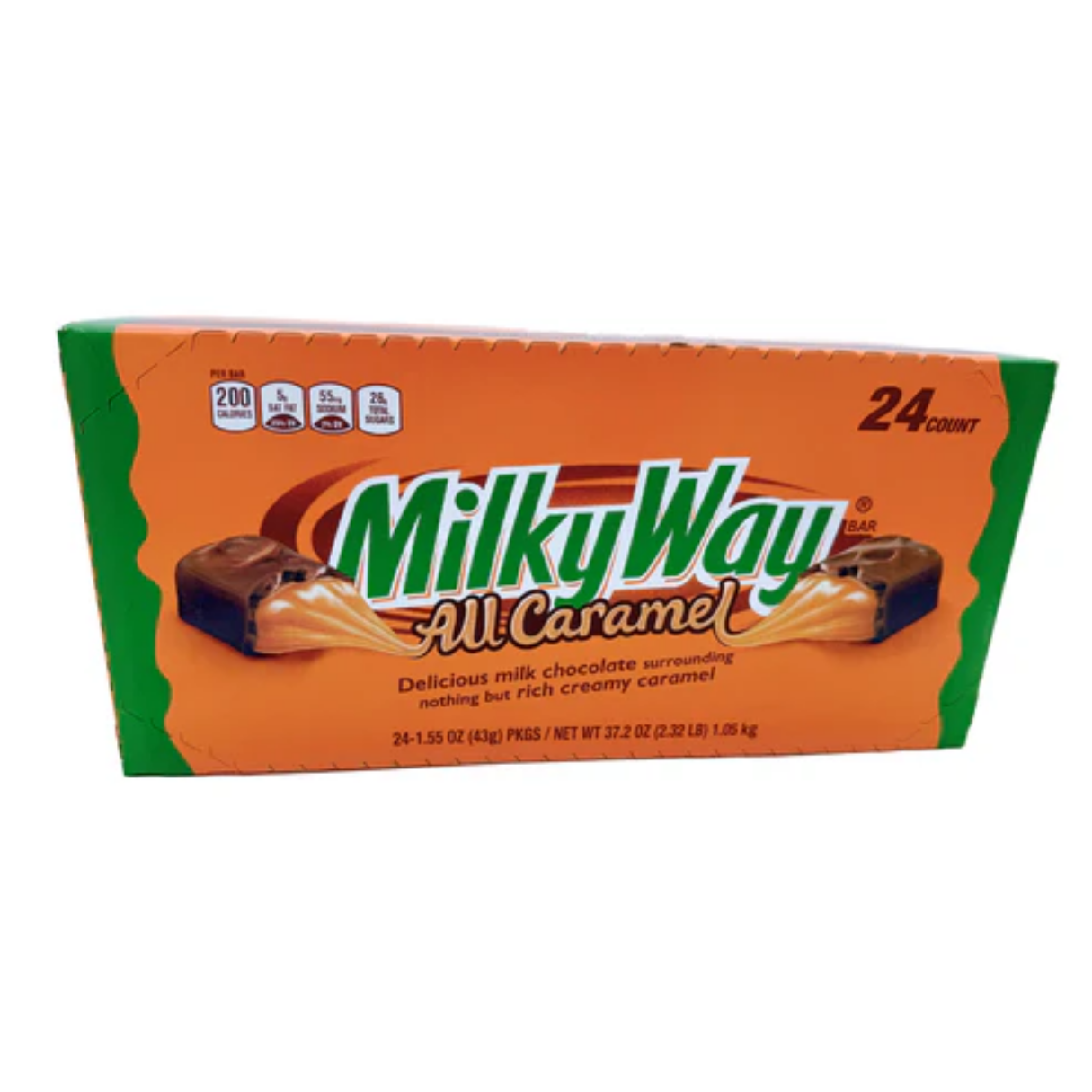 Milky Way All Caramel Candy Bar 1.55oz - 24ct