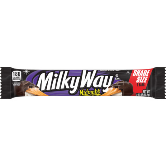 Milky Way Midnight Dark Chocolate Share Size 2.83oz - 24ct