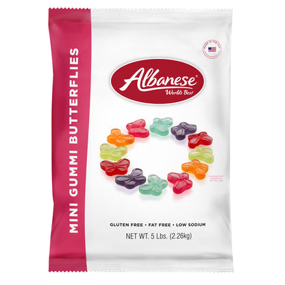 Albanese Mini Gummi Butterflies - 5lb