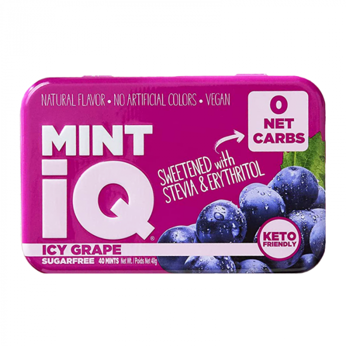 MintiQ Icy Grape Mints 1.41oz - 144ct