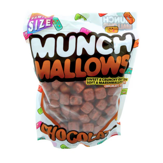 Munch Mallows Chocolate Marshmallow Candy 7oz - 12ct