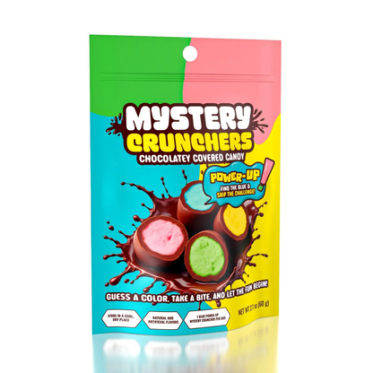 Mystery Crunchers Milk Chocolate Covered Candy 2.1oz - 12ct