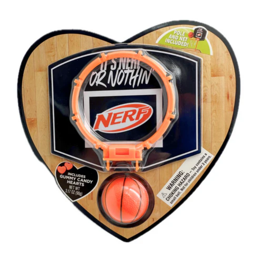 NERF Basket Ball Heart Box - 3.17oz 6ct