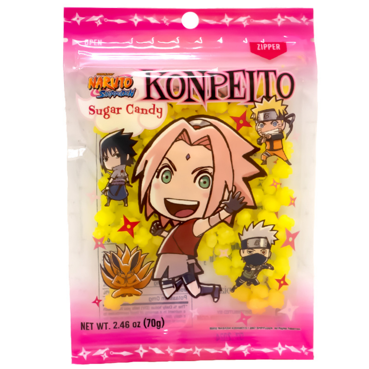 Naruto Shippuden Konpeito Sugar Candy Sakura Version 2.46oz 24ct