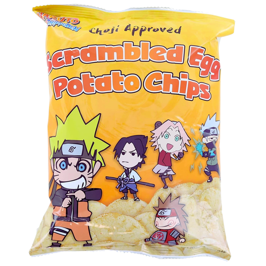 Naruto Shippuden Scrambled Egg Potato Chips 1.9oz 12ct