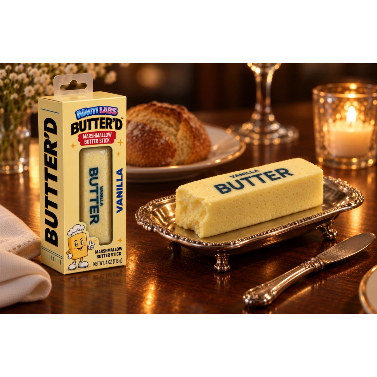 Nauti Labs Butter'd Marshmallow Stick 2.47oz 12ct