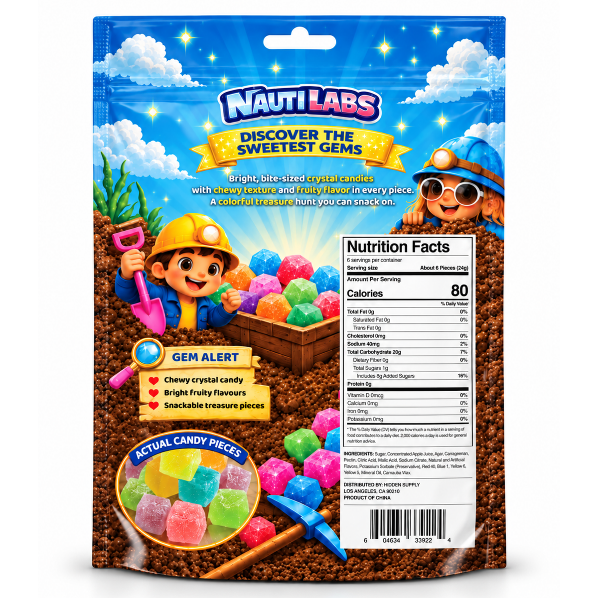 Nauti Labs Diggable Drops Crystal Candy 5oz 12ct