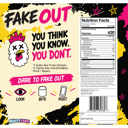 Nauti Labs Fakeout Fried Chicken Marshmallow Kit 4.2oz 12ct