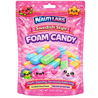 Nauti Labs Swedish Style Foam Candy Mix 8oz 12ct