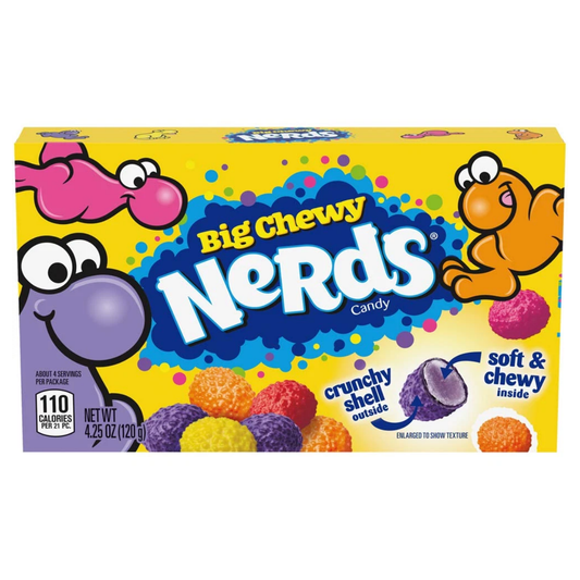 Nerds Big Chewy Candy 4.25oz 12ct
