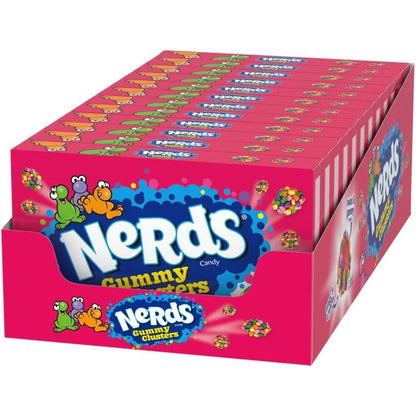 Nerds Gummy Cluster Movie Theater Box 3oz - 12ct