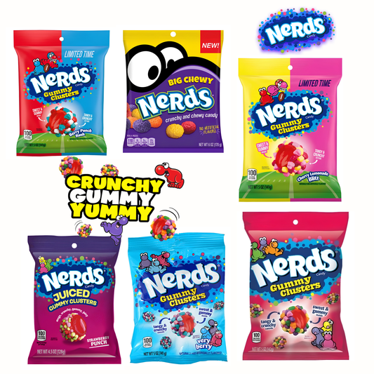 NERDS Peg Bag Assortment Candy 18ct