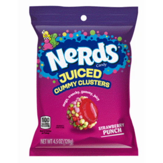 Nerds Strawberry Punch Juiced Gummy Clusters 4.5oz - 12ct