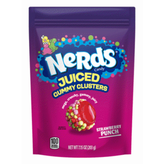 Nerds Strawberry Punch Juiced Gummy Clusters 7.15oz - 6ct