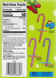 Nerds Candy Canes 5.3oz - 12ct