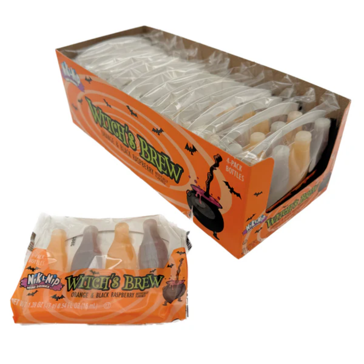 Nik-L-Nip Witch's Brew Bottles Box 1.39oz 18ct