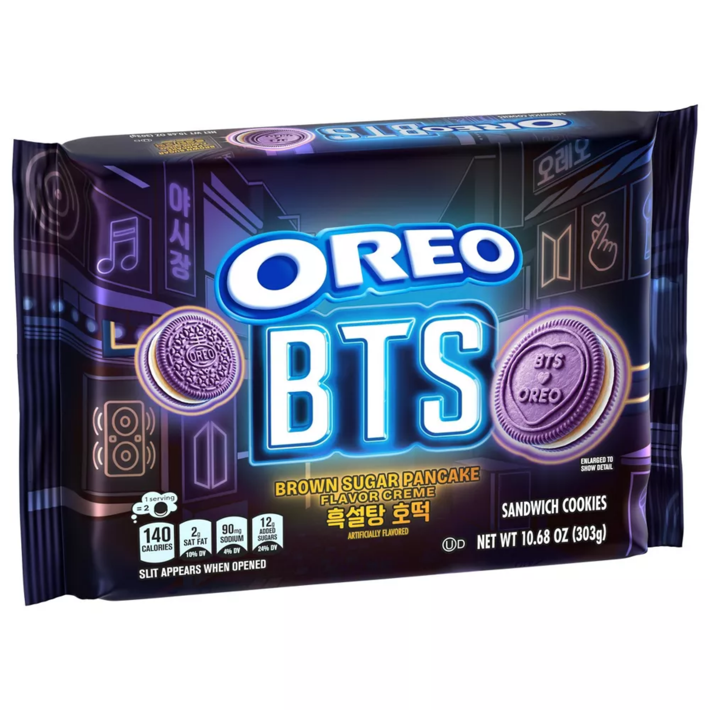 OREO BTS Brown Sugar Pancake Creme Cookies 10.68oz 12ct