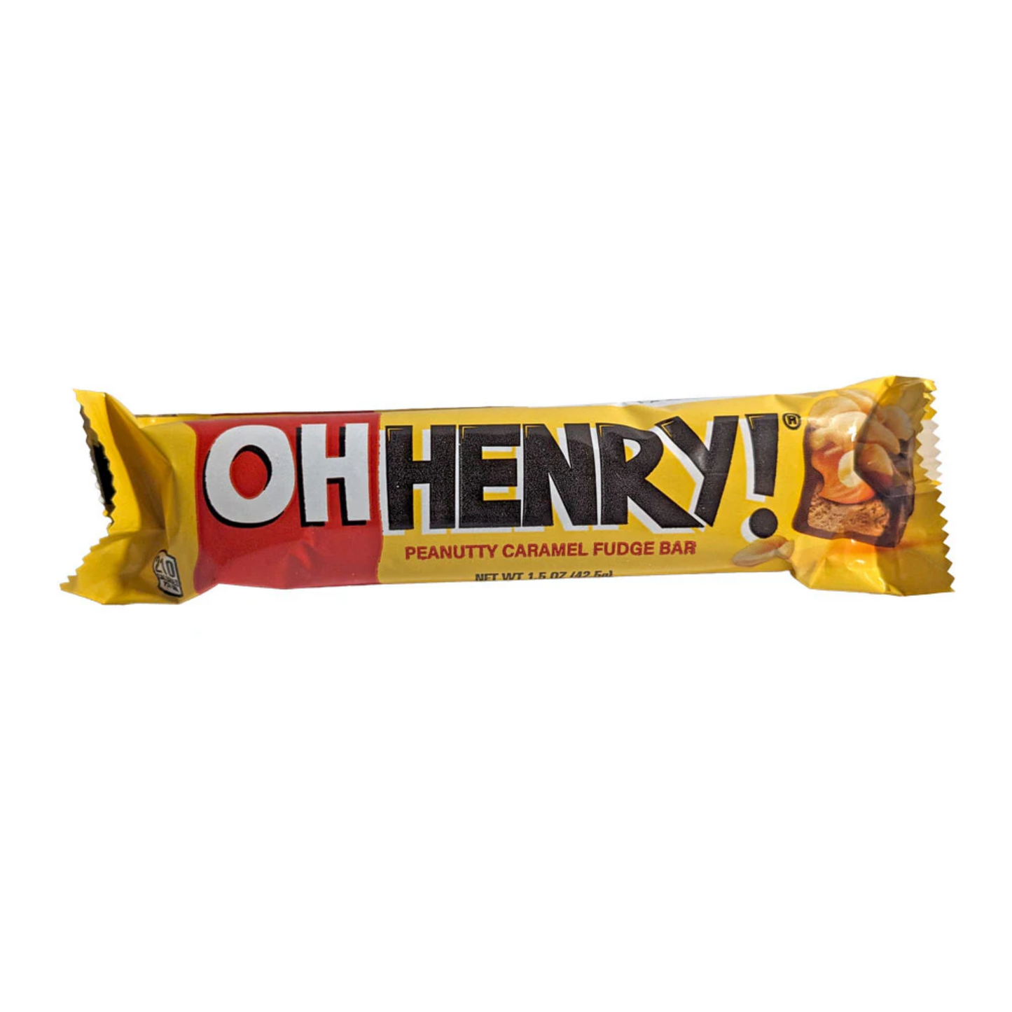 Oh Henry! Peanutty Caramel Fudge Bar 1.5oz 24ct